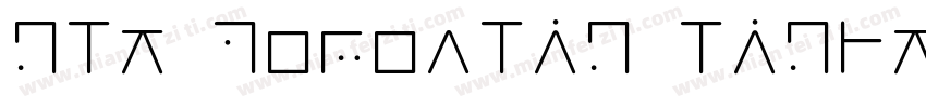 GLT Qomorlig light字体转换